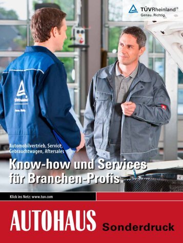 TÜV Rheinland im AUTOHAUS - Auto Service Praxis