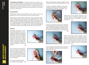 KÃSITYÃ-OHJEET NEULAKINNAS