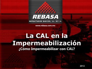 CÃ³mo Impermeabilizar con CAL? - Anfacal