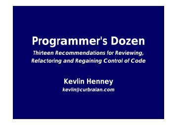 Programmer's Dozen