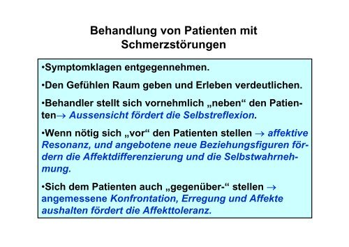 Definition: Schmerz ist ein unangenehmes Sinnes- und ...