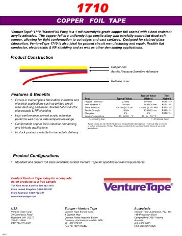 1700 series - TDS.pdf - Venture Tape