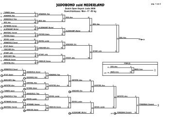 JUDOBOND zuid NEDERLAND 1 3 - Judo Bond Nederland