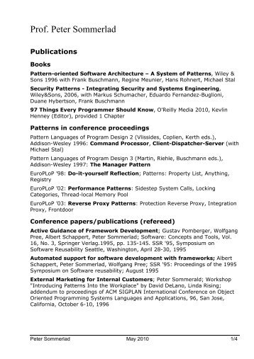 Publications - HSR-Wiki