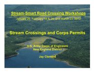 Stream Crossings and Corps Permits - Wells National Estuarine ...