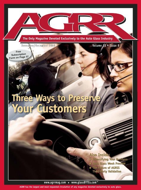 Nov/Dec 2008 - AGRR Magazine