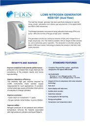 LCMS NITROGEN GENERATOR NG6/1DF (dual flow) - Polygen