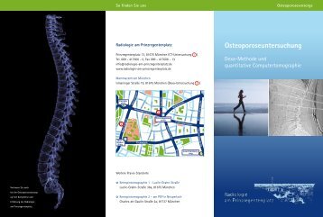 Osteoporoseuntersuchung - Radiologie am Prinzregentenplatz