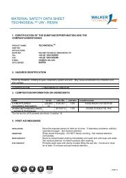 material safety data sheet technosealâ¢ uw - resin - PT. Harimau Putih