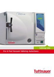 Pre vacuum autoclave - tuttnauer - sterilization and infection