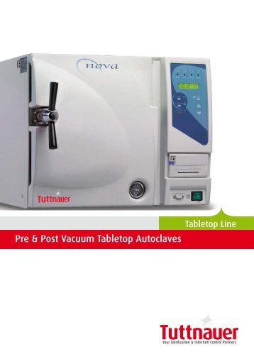 Pre vacuum autoclave - tuttnauer - sterilization and infection