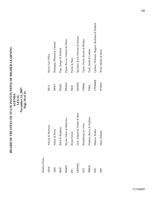 Mississippi Board of Trustees of State Institutions of Higher Learning