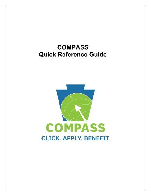 COMPASS Quick Reference Guide - humanservices.state.pa.us