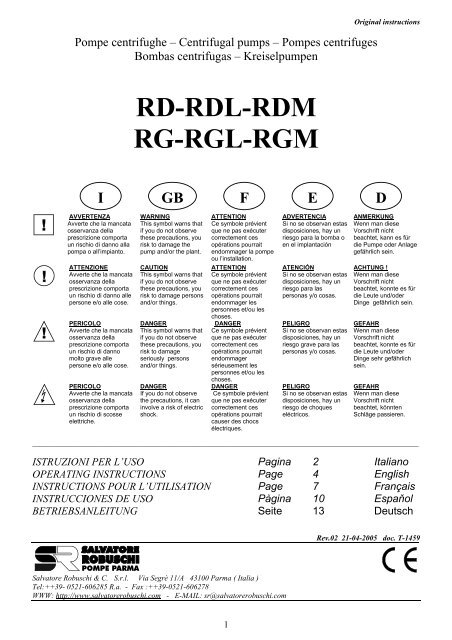 RD-RDL-RDM RG-RGL-RGM - Salvatore Robuschi