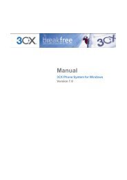 3CX Phone System for Windows Manual - ICE Partners