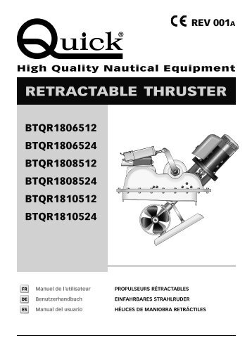 RETRACTABLE THRUSTER - QuickÂ® SpA