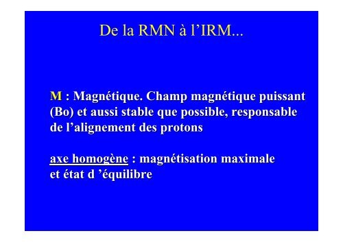 Bases de l'IRM en cardiologie - CHU de Rouen