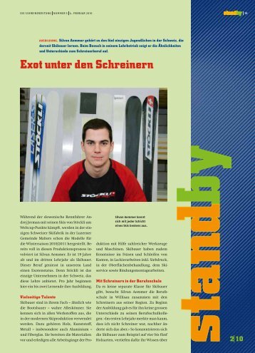 Bericht aus der Schreinerzeitung - Wagner & Skibauer