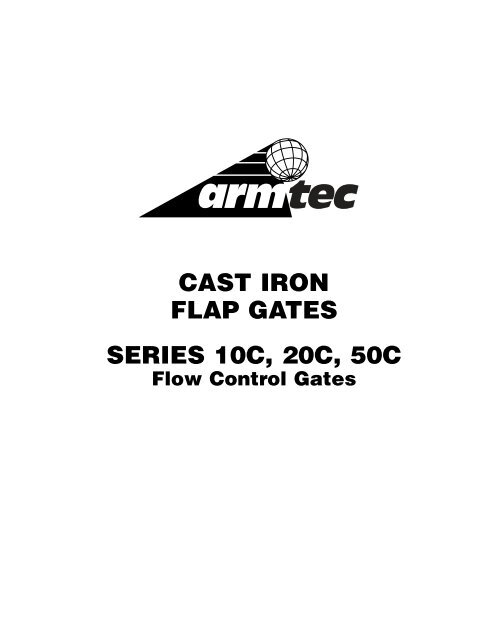 cast iron flap gates series 10c, 20c, 50c - Armtec