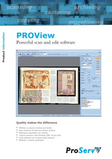 PROView - ProServ Datentechnik GmbH