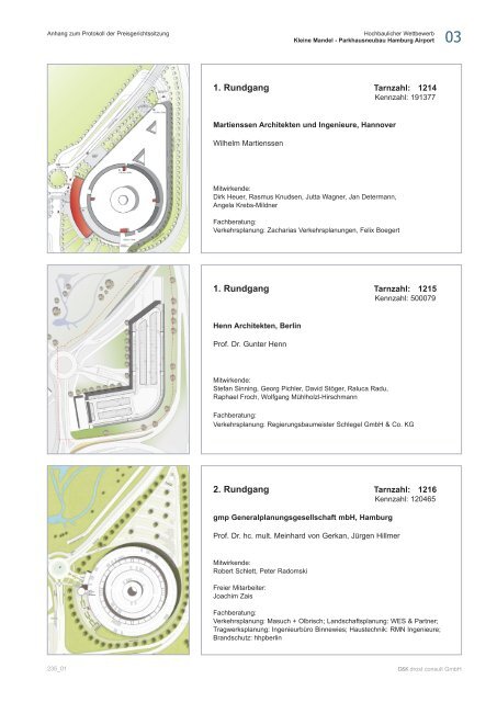 PROTOKOLL ZUR PREISGERICHTSSITZUNG - D&K drost consult