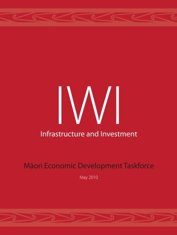 Iwi Infrastructure and Investment - Te Puni Kokiri