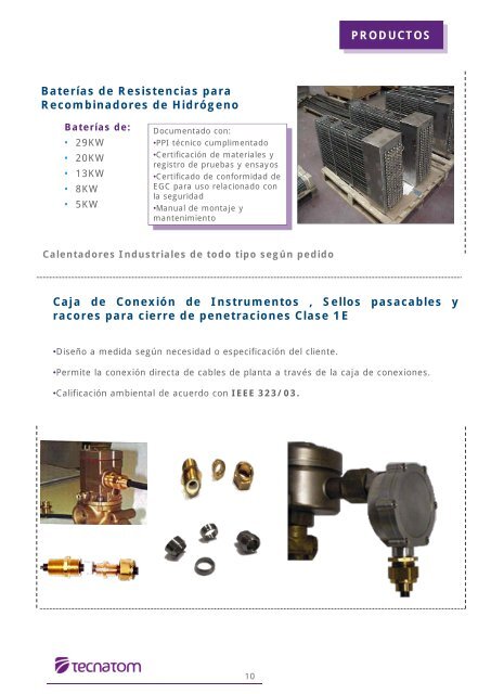 CatÃ¡logo de productos - Tecnatom