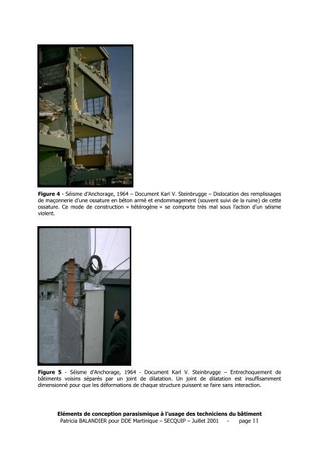 conception parasismique des batiments (structures) - Le Plan SÃ©isme