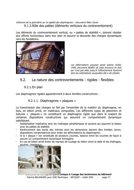 conception parasismique des batiments (structures) - Le Plan SÃ©isme