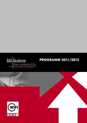 Programm 2011/2012 - Bauakademie Wien