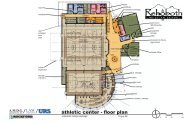 athletic center - floor plan - Rehoboth Christian School