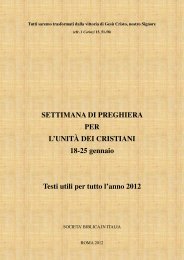 SETTIMANA DI PREGHIERA PER L'UNITÃ DEI CRISTIANI 18-25 ...