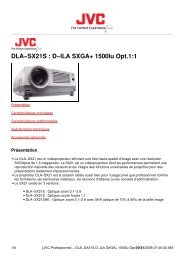 [JVC Professionnel - DLA-SX21S D-ILA SXGA+ 1500lu Opt.1:1]