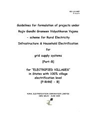 Guidelines for formulation of projects under Rajiv Gandhi Grameen ...