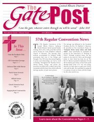 57th Regular Convention News - Central Illinois District - Lutheran ...