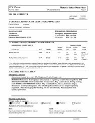 ITW Plexus Methacrylate Material Safety Data Sheets - On-Hand ...