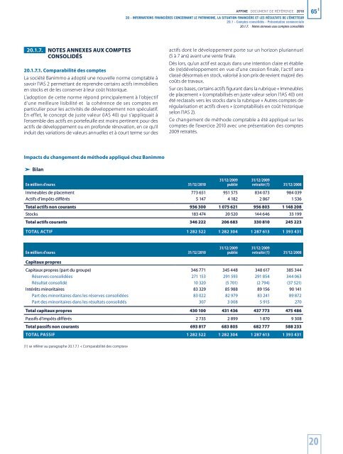 Document de rÃ©fÃ©rence 2010 - Affine