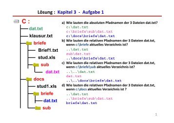 LÃ¶sung : Kapitel 3 - Aufgabe 1