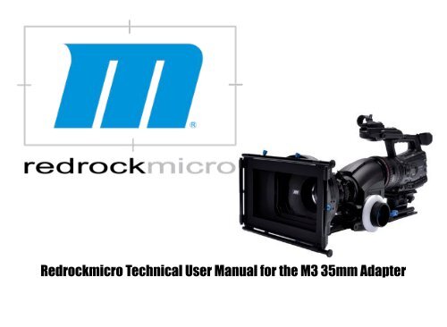 M3 Cinema Lens Adapter - Redrock Micro
