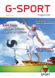 G-SPORT magasinet - Backout