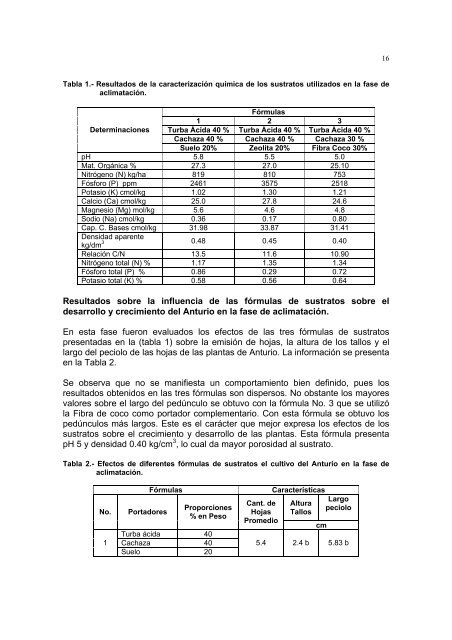 Escalado de la producción de Anthurium andreanum por métodos ...