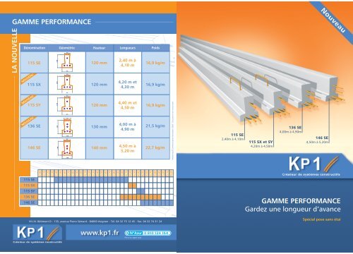 GAMME PERFORMANCE:Mise en page 1 - KP1