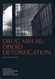 Drug misuse: Opioid detoxification - National Institute for Health and ...