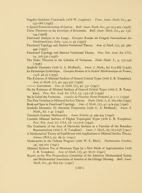 Publications of members, 1930-1954. - Libraries - Institute for ...