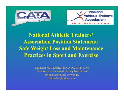 Safe Weight Loss and Maintenance Practices in Sport and Exercise