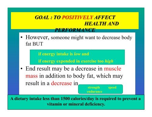 Safe Weight Loss and Maintenance Practices in Sport and Exercise