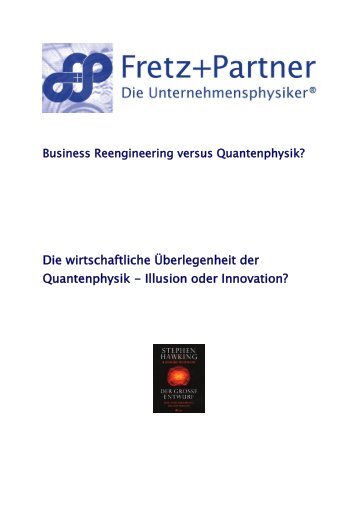 Das Geheimnis der wirtschaftlich an gewandten Quantenphysik (PDF )