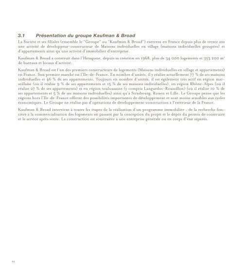 Document de RÃ©fÃ©rence - Kaufman & Broad 2002