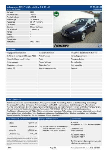 Volkswagen Golf Variant STYLE 1,6 l TDI 77 kW (105 PS) 5-Gang ...