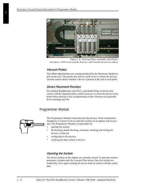 RoadRunner Owner's Manual - Data I/O Corporation